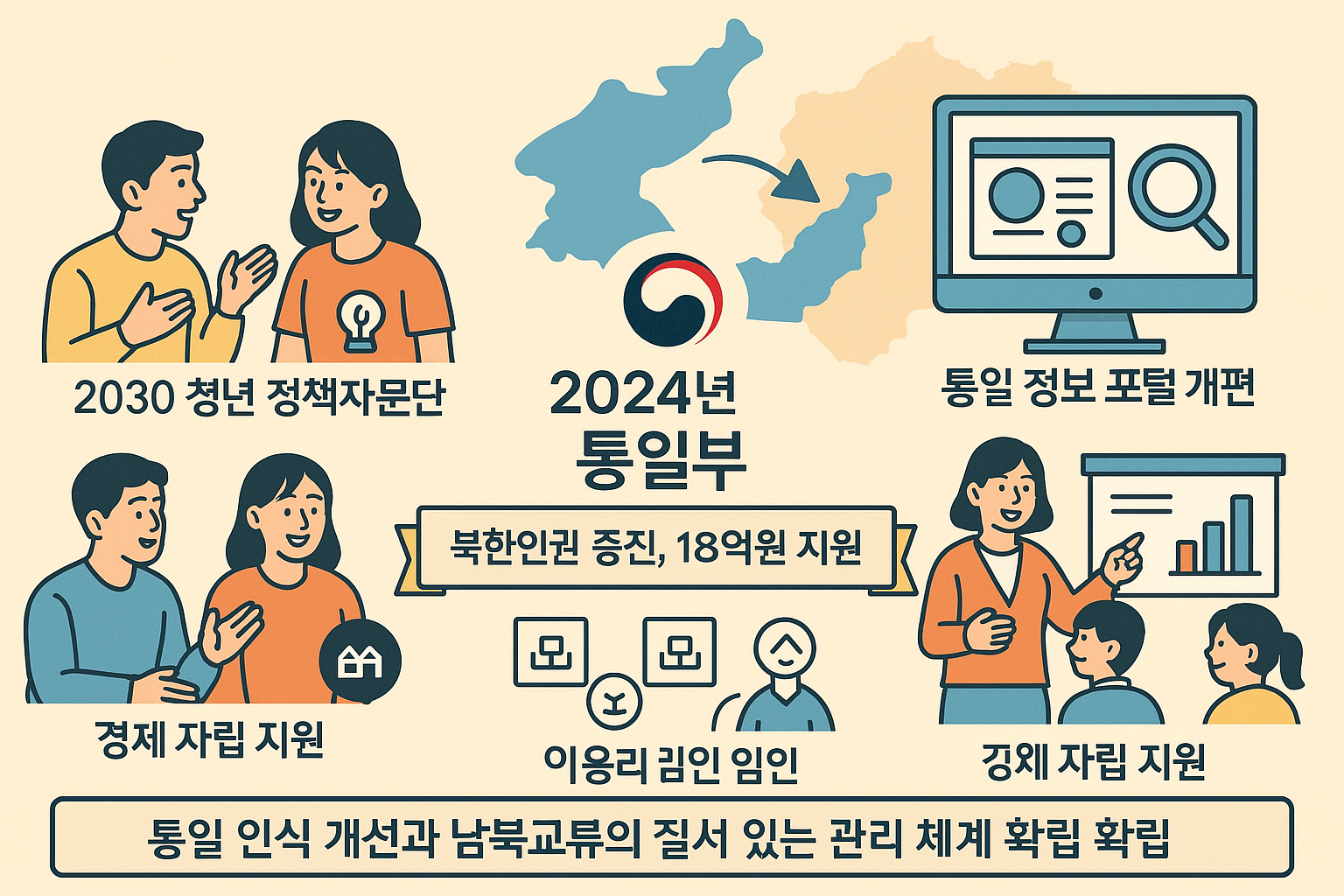 월간통일정책(2023년 12월) : 북한인권 증진활동 국고보조금 지원사업 공모 외