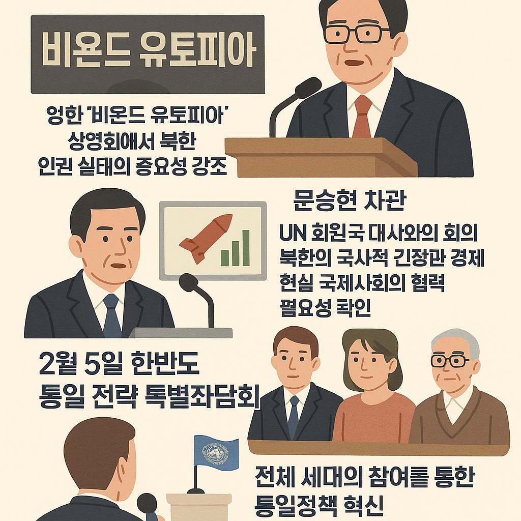 월간통일정책(2024년 1월) : 영화 「비욘드 유토피아」 상영회 개최 외
