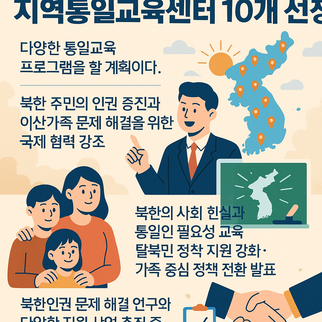 월간통일정책(2024년 2월) : 지역통일교육센터 선정 외