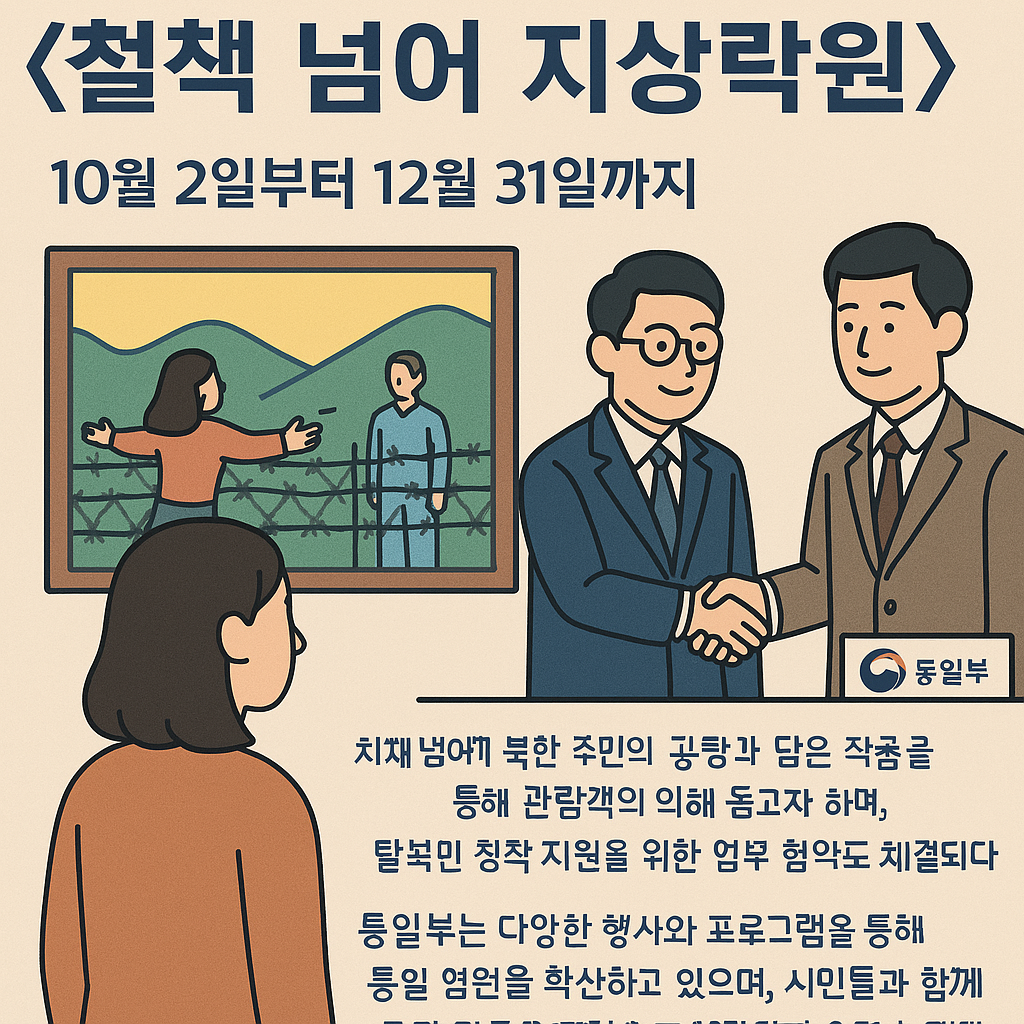 월간통일정책(2024년 9월) : “철책 넘어 지상락원” 외