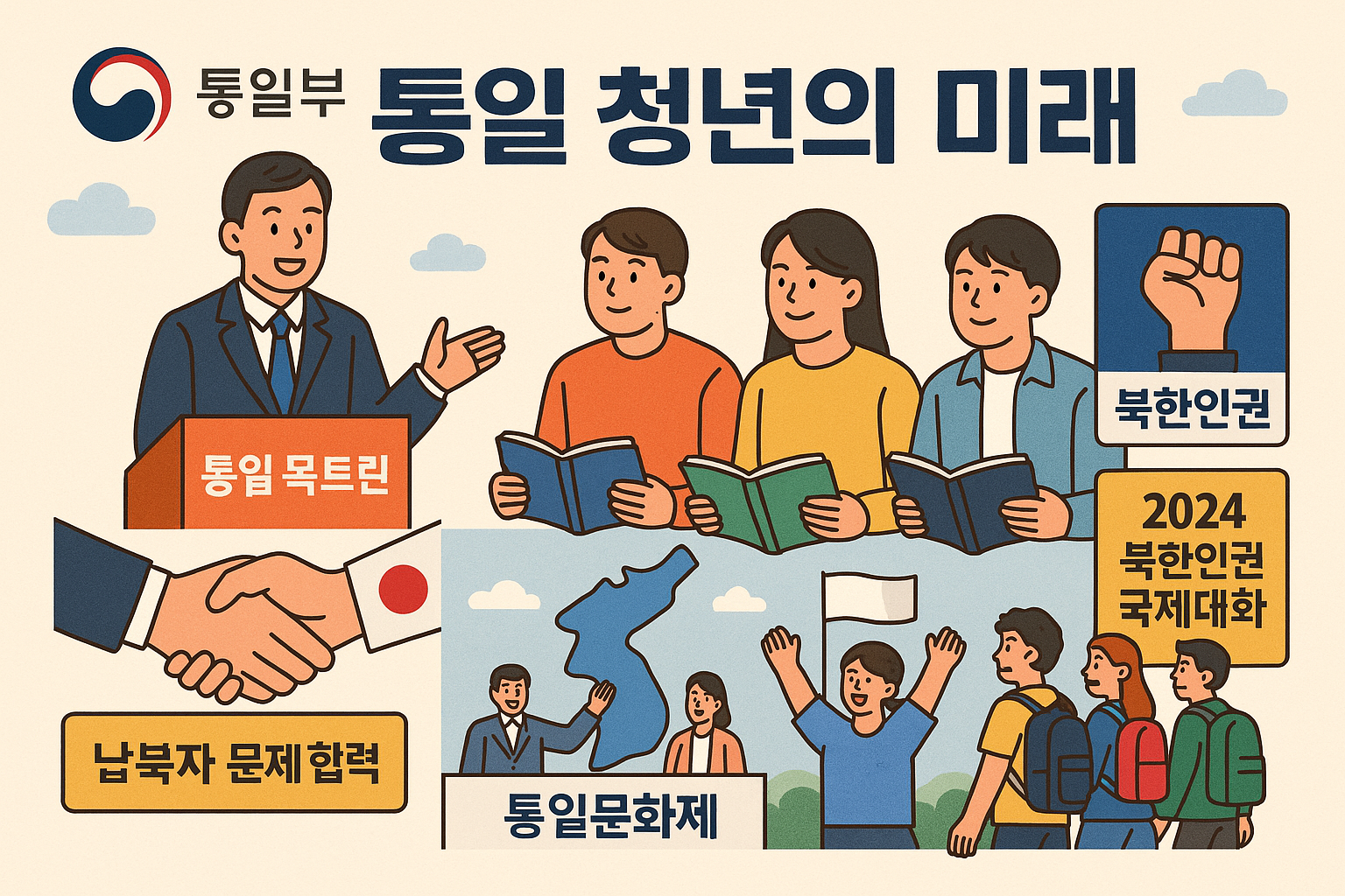 월간통일정책(2024년 10월) : ‘통일과 청년의 미래’ 외