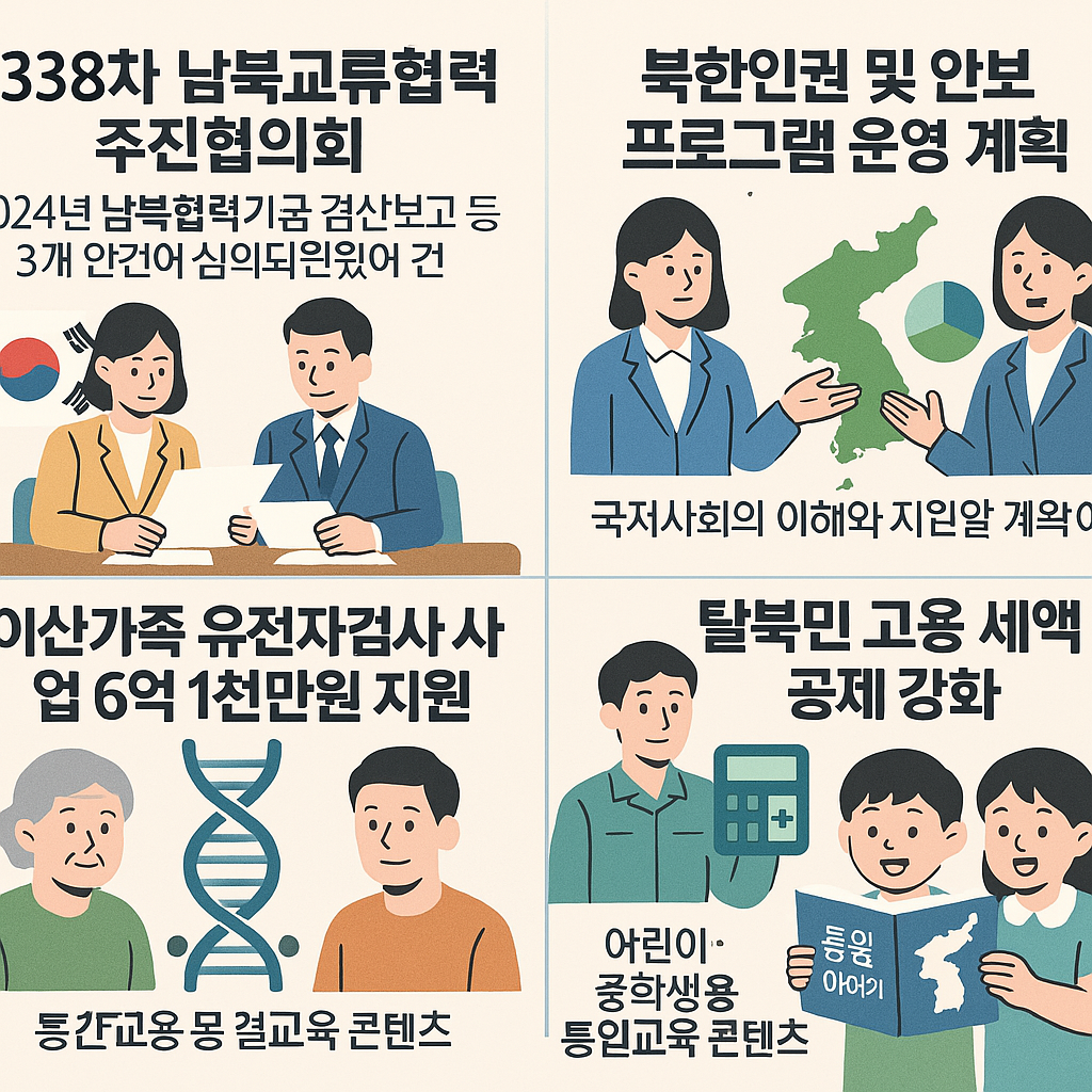 월간통일정책(2025년 2월) : 제338차 남북교류협력추진협의회 외